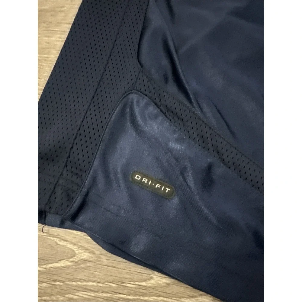 Vintage Nike Satin Track Warm Up Pants XL Navy Blue